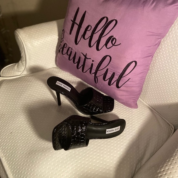 Steve Madden open toe sandals crocodile - Picture 3 of 5